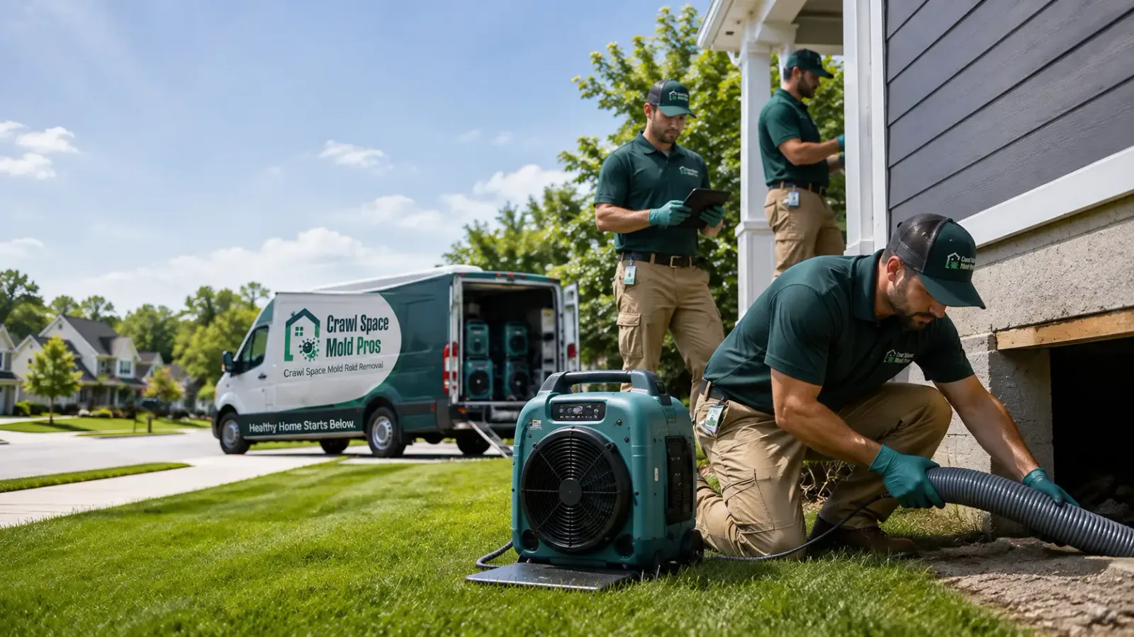 Crawl Space Mold Removal in Dickinson, ND